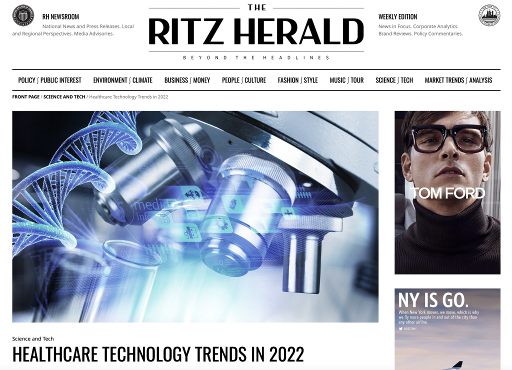 HEALTHCARE TECHNOLOGY TRENDS IN 2022