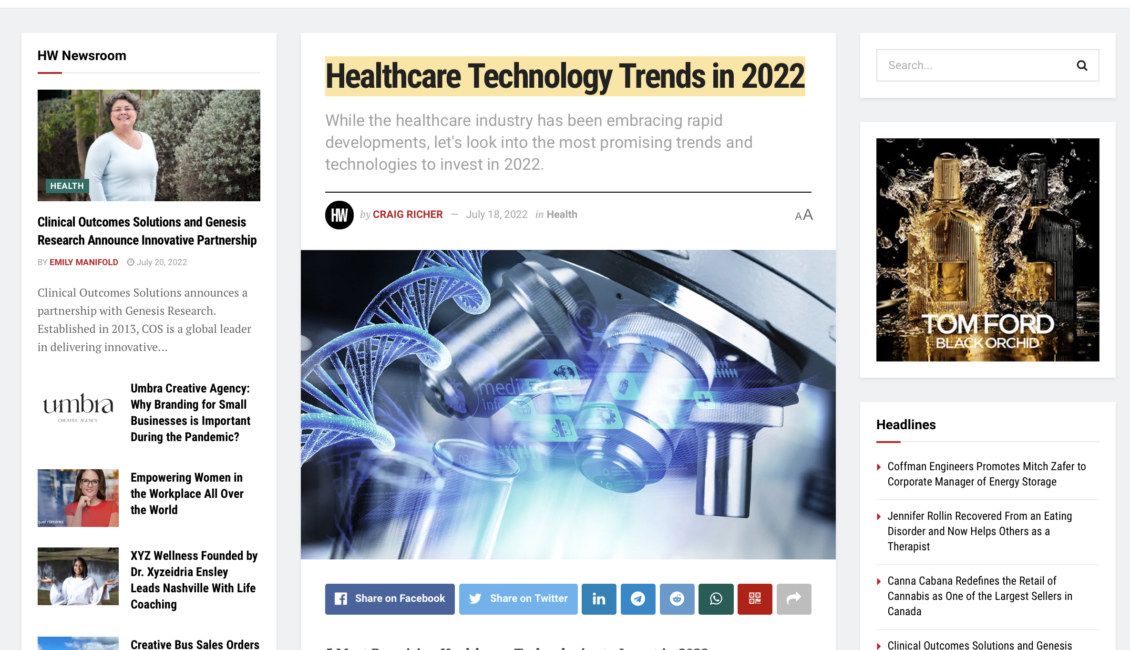 Healthcare Technology Trend